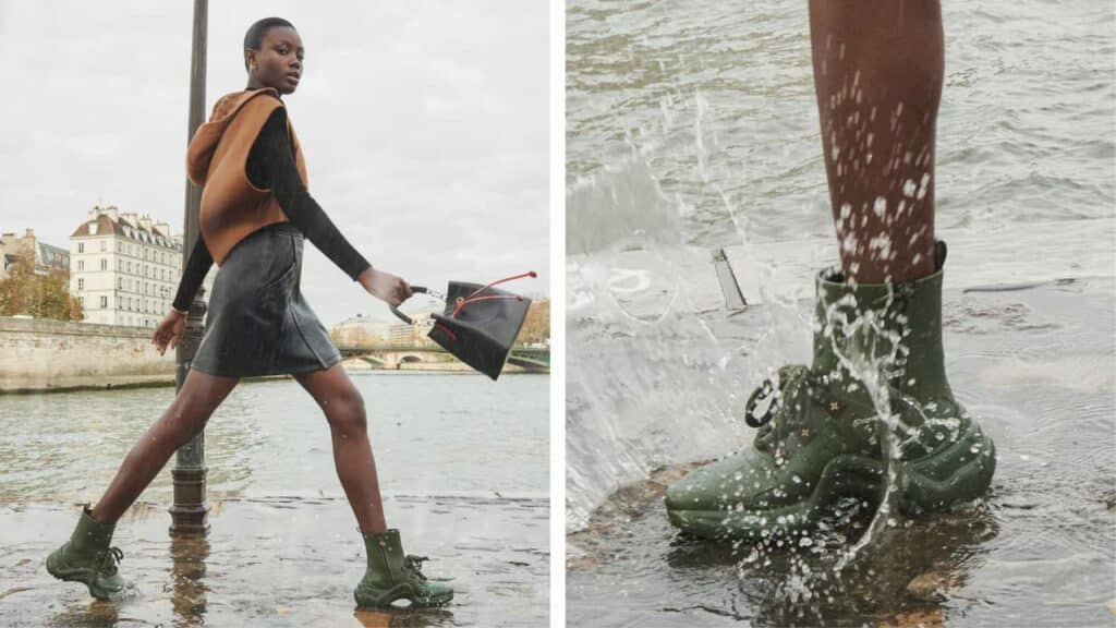 Louis Vuitton affronta la pioggia con gli stivali ‘Rain’