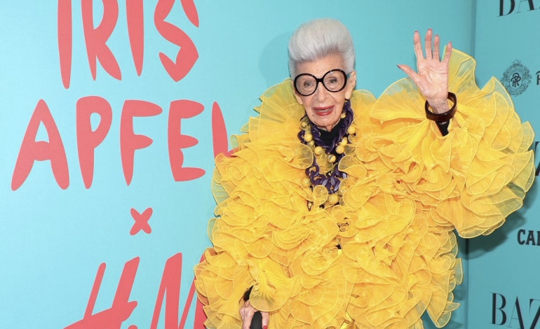 H&M firma una capsule con la centenaria Iris Apfel