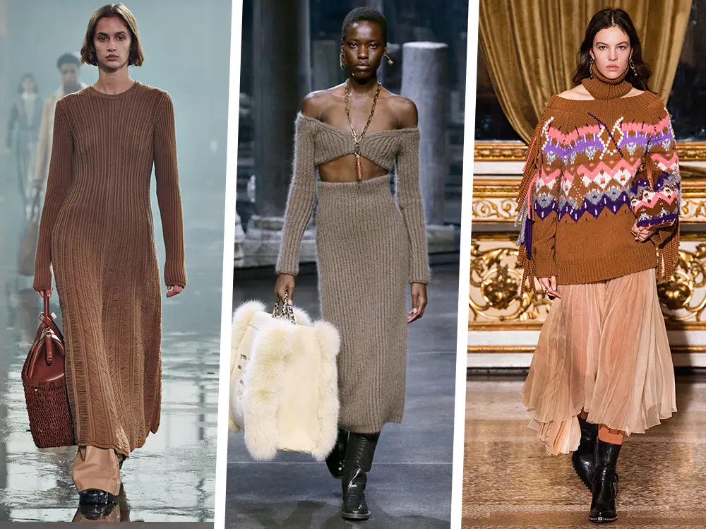 Abito in maglia: tendenza moda autunno inverno 2021 2022